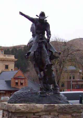 Rodeo Cowboy T.C.Halloway Statue